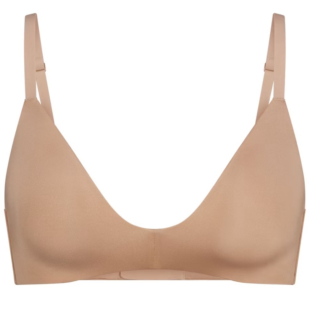Skims Wireless Form T-Shirt Demi Lightly Lined Bra Seamless Clay 34DD